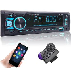 1Din Autoradio Bluetooth Freisprecheinrichtung RDS AM FM Radio USB AUX SD APP