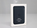Apple iPhone Leather Wallet MagSafe Leder Brieftasche Midnight / Mitternacht