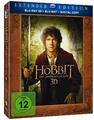 Der Hobbit Eine unerwartete Reise Extended Edition 3D 3 Disc Blu-ray Box Set Neu
