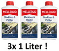 3er Pack! MELLERUD Markisen & Polster Reiniger ideal zur Grundreinigung 3x 1Ltr 