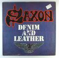 12" LP - Saxon - Denim And Leather - T3434 - cleaned