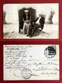 Privat Foto AK WESTERLAND auf Sylt 1906 Typen im Strandkorb ( 80771