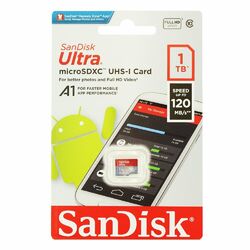 64GB 128GB 256GB 512GB 1TB SanDisK Ultra Micro SD SDXC Speicherkarte 120MB/s