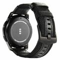 Für Samsung Galaxy Watch 3 41 45mm 42 46mm S3 S2 Leder Nylon Segeltuch Armband