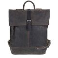 Greenburry Vintage Revival Leder Rucksack braun Backpack Herren Damen Lederrucks