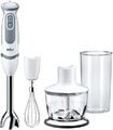 Braun Stabmixer MQ 5235WH Stabmixer – MultiQuick 5 Vario Pürierstab mit Edelstah