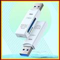 2 in 1 USB 3.0/2.0 Card Reader Micro SD TF Memory Card Adapter for PC Laptop