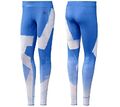 Reebok Crossfit Tight Damen Legging Laufhose Sporthose Running Fitness blau/weiß