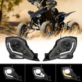E24 Geprüft LED Scheinwerfer Blinker für Yamaha ATV Raptor 700 YFZ 450 450R