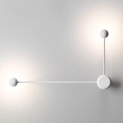 Vibia Pin LED Wandleuchte 2-flammig Wandlampe Wohnzimmerleuchte Lampe weiß