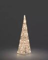 Konstsmide LED Acryl Pyramide, Weihnachtsbaum, 32 LEDs, für Innen