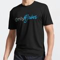 NWT Only Blue Gains Latin Font Fierce Cool Two Unisex T-Shirt