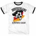  Deutschland Kämpfen u. Siegen EM 2021 Germany Fussball Fans T-Shirt S-3XL weiß