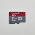 SanDisk Ultra 16 GB Micro SD Karte - HC I - A1 - Speicherkarte - HÄNDLER✅