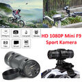 HD 1080P Mini F9 Sport DVR Kamera Fahrrad Motorrad Helm Action videocam Geschenk