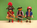 Playmobil 3 Piraten Figuren Waffen Hüte für Piratenschiff