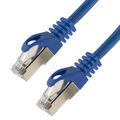 Netzwerkkabel S/FTP PIMF Cat. 7 5 Meter blau Patchkabel Gigabit Ethernet