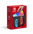 Nintendo Switch OLED-Modell HEG-001 64GB Spielekonsole Rot Blau - Wie neu