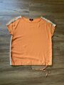 Monari T-Shirt Gr. 42  Fb.  orange,  mit Schmucksteinbesatz, neuwertig