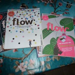 flow-4 Zeitschriften ohne Eile**Nr.38,Nr.41,Nr.55 + Edition flow-*2019-2021