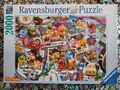 Puzzle - Disney Gelini auf dem Oktoberfest - 2000 Teile, Ravensburger (16014)