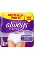 Always Discreet Inkontinenz und Wochenbett Inkontinenz Pants Gr. L, 4 x 8 Stück
