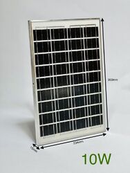 12V Solarmodul 5W 10W 20W 30W 40W 80W Solarpanel Solarzelle Photovoltaik Solar