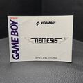 Game Boy Nemesis • Zustand Sehr Gut • Anleitung • Nintendo • Konami •