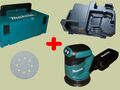 Makita 18V Akku Exzenterschleifer 125mm DBO180ZJ im Makpac + Einlage ohne Akku