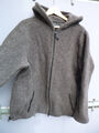 MUFFLON Jacke Damen, XL,46,graubraune Walk-Wolle
