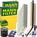 MANN FILTER INSPEKTIONSPAKET FILTERSET passend für OPEL AGILA B 1.0 65+68 PS