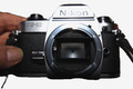 Nikon FG-20 Kamera Body silber in sehr gutem Zustand.