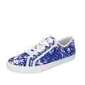 scarpe uomo GEOX sneakers blu tessuto bianco U SMART BE666