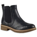 894859 Damen Stiefeletten Chelsea Boots Warm Gefütterte Freizeitschuhe New Look