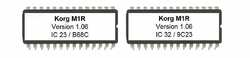 Korg M1R OS Final OS Firmware revision v1.06 Eprom M1R