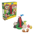 PLAY-DOH Dino Crew Die Dino-Insel Vulkan-Spielset mit Schleim Knete HydroGlitz