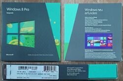 Microsoft Windows 8 Pro, deutsch, Retail-Box, Upgrade