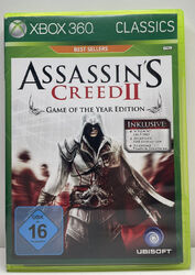 Assassin's Creed 2 Game of the Year Edition Microsoft XBOX 360 Spiel Zustand Gut
