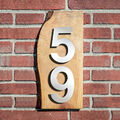 3D HOCHWERTIGE Hausnummer Zahlen  Buchstaben-Edelstahl Design-schnelle Lieferung
