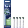 Oral-B Pro CrossAction 4er Aufsteckbürsten weiß Indikator-Borsten X-förmig rund