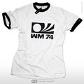 Deutschland Germany WM 74 Fan Retro Trikot Fußball T-Shirt 2022 EM Weltmeister