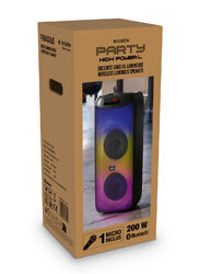 Bigben Bluetooth portabler Lautsprecher Party Box L Disco Licht Mikro AU387216