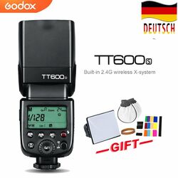 DE Godox TT600S 2.4G Wireless Blitz Aufsteckblitz Für Sony MI-Schuh Kamera