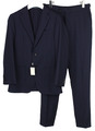 Suitsupply Havana Patch UL Slim / Soho EB Anzug Herren UK 38 Wolle Stretch Blau