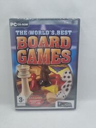 The Worlds Best Board Games (PC CD) PC BRANDNEU UND VERSIEGELT! 11 SPIELE