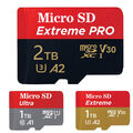 2TB 1TB Micro SD Karte Extreme Pro micro-SDXC Class10 UHS-I U3 V30 Speicherkarte
