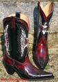 Sendra Boots Damen Cowboystiefel Westernstiefel schwarz rot Handmade Gr. 36 - 41
