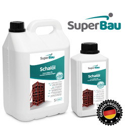 SuperBau Schalöl Trennmittel für Formen und Schalungen Schalplatten 1 und 5L
