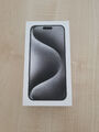 Apple iPhone 15 Pro Max - 1TB - Titan Weiß (O2)