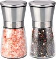 H&S Salz und Pfeffermühle Set für die Küche - Gewürzmühlen mit Edelstahlkopf und
